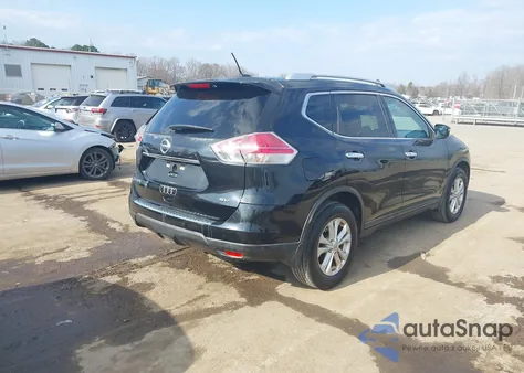 2016 Nissan Rogue Sv from USA, damaged, VIN KNMAT2MT0GP629254